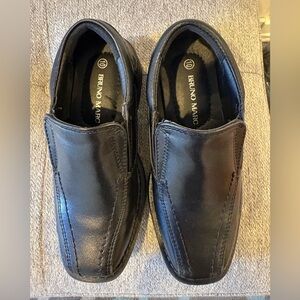 Toddler Boy Black Slip-On Dress Loafers